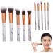 Marble Makeup Brush Set Professional Blending Cosmetic Brushes for Foundation Powder 10PCS - Buy Online on GoSupps.com