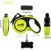 Pecute Dog Roller Leash for Large Dogs | 5m Reflective Ergonomic Handle Free Waste Bag Max 110lbs | Ideal for Safe Outdoor Adventures - Buy Online on GoSupps.com
