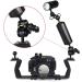 D60mm 8'' Carbon Fiber Underwater Float Arm for Diving Tray Video Light - 300g Buoyancy - Buy Online on GoSupps.com