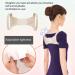 Hunchback Correction Belt & Shoulder Brace - Beige Lumbar Support Posture Corrector for Men & Women | Breathable Back Support - Buy Online on GoSupps.com