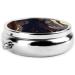 Dark Medium Round Pill Box - 3 Compartment Travel Organizer for Pills | Portable Travel Pill Box for Easy Medication Storage - Buy Online on GoSupps.com