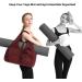 Women's Travel Yoga Gym Bag with Shoe Compartment, Wet Dry Storage - Red Large - Buy Online on GoSupps.com