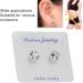 Magnetic Weight Loss Earrings | Non-Pierced Acupressure Earrings for Men & Women - Transparent White - Buy Online on GoSupps.com