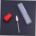 Healeved Nail Grinding Head Nail Drill Bits Manicure Drill Bits Exfoliating Tool Red medium Red - Buy Online on GoSupps.com