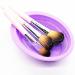 Silicone Makeup Brush Cleaning Mat - Foldable Brush Cleaner Pad for Makeup Sponge, Powder Puff - Purple - Buy Online on GoSupps.com