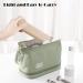 Qetlavee 2-Pack Portable Cosmetic Bag with Makeup Brush Holder & Sponge Organizer - Travel Storage Box for Makeup (Khaki) - Buy Online on GoSupps.com