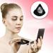 LIUJZZJ 12 Pieces Triangle Makeup Powder Puff - Soft Black Cosmetic Sponges for Loose Powder & Foundation - Perfect for Flawless Application - Buy Online on GoSupps.com