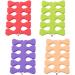 Guangcailun Toe Separator & Nail Divider Tool - Art Fo Divider & Manicure Sponge - 1 Pair Purple - Salon Supplies for Perfect Nails - Buy Online on GoSupps.com