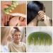 DEARMAMY Head Massage Comb Set - 2pcs Wax 5-Scalp Care Gua Sha Tool | Anti-Static Comb for Ultimate Relaxation & Wellness - Buy Online on GoSupps.com