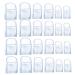 12pairs High Heels Heel Cover Clear Heel Sink Stopper Sole Protector for Heels High Heel Protectors Caps Stiletto Sandals High Heels Accessories Dress Shoes Pvc Women's Chunky Heel