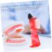 Minkissy 12-Piece Portable Toothbrush Set | Denture Brushes Tooth Holders & Cleaning Tablets | Travel-Friendly Oral Care Essentials - Buy Online on GoSupps.com