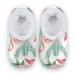 Mnsruu Pink Flamingo Fleece Slipper Womens Non Slip House Slippers Size 40-42 (UK6-7)