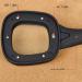 Magnifying Glass Optical Glass Lens 4X Magnification 5 LED Lights 1 Uv Lamp Portable Reading Magnifier Good Times - Buy Online on GoSupps.com