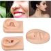 Luqeeg Soft Silicone Ear Model | 3D Flexible Nose and Mouth for Suture Practice | Simulation Display Props Set for Acupuncture and Jewelry | Teaching Tool - (2 Pack) - Buy Online on GoSupps.com