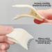 DULRLLY 2 Pack False Eyelashes Applicator Tool - Convenient Lash Extension Clip for Easy Makeup Application - 2pcs - Buy Online on GoSupps.com