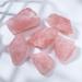 1KG Natural Rose Quartz Crystal Raw Gem Pink Crystal Irregular Bulk Rough Specimens Natural Stones and Minerals - Buy Online on GoSupps.com