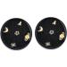 Milisten Mini Contact Lens Case Set - 2 Pieces Portable Travel Holder with Mirror & Tweezers - Black Random - Buy Online on GoSupps.com
