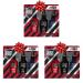 Bod Man Body Spray Holiday Gift Set for Him - 3 Piece Variety Sampler (Black Really Ripped Abs Most Wanted) Perfect for Stocking Stuffers (Pack of 3) 1.8 Fl Oz (Pack of 9)