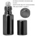 3PC Set of 5ml Black Glass Roll-On Bottles | Refillable Perfume & Essential Oil Scooters - Portable & Professional - Buy Online on GoSupps.com
