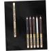 FRCOLOR Beauty Makeup Tools 2pcs Brown Waterproof Eyeliner Brow Pencil Dark Brown Eyebrow Pencil Eyebrow Gel Girl 1 count (Pack of 1) Picture 2 - Buy Online on GoSupps.com