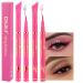 Kaely 2Pcs Pink Rose Pink Liquid Wing Eyeliner Stamp Color Eye Pencil Makeup Sets Waterproof Colored Colorful Eye Liners Stamps delineador de ojos contra el agua delineadores de colores para ojos 3&9 2 Count (Pack of 1) ...