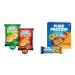 Pure Protein Popped Crisps Variety Pack Hickory Barbecue & Sour Cream Onion High Protein Snack 12G Protein 12 Count & Pure Protein Bars Chocolate Peanut Butter High Protein 20G Protein Gluten Free 12 Count