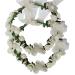 Flower Crown Headband Wreath Garland Hair Bands Floral Wedding Bridal Hair Hoop Women Leaf Ribbon Party Decoration Headdress Headwear Christmas Handmade Headpiece Hair Accessories 2 Pack Beige Beige Tone