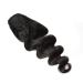 Hair Bun Deep Wavy Ponytail Brazilian Real Hair 8-24 Inch Curly Ponytail with Drawstring Extension Hair Clip Wig for Women Ladies Bun (Color : Black Size : 24inch) 24inch Black