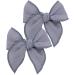 New 2025 2 Pcs Mini Fable Bow Hair Clips For Toddler New For Fashion Cotton Linen Hair Bows Barrettes Hairbow Accessories Hairgrips Jewelry Fashion Accessories Creative Gift - Buy Online on GoSupps.com