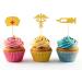 Topfunyy Nurse Graduation Cupcake Toppers Gold Glitter Cake Toppers Food Picks for Nursing Graduation Medical Rn Themed Nursing Grad Party Decorations - Buy Online on GoSupps.com