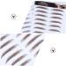 4pcs Eyebrow Stickers False Eyebrow Black Eyebrows Artificial Eyebrow Hair Cosmetic 4d - Buy Online on GoSupps.com