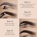 2 Pcs Waterproof Thickening Brow Mascara for Dark Hair | High Color Rendering Brow Gel with Eyebrow Brush | 48H Semi-Permanent Tinted - Dark Brown - Buy Online on GoSupps.com