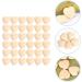 Toyvian 50 Pieces Peach Heart Spacer Circle Pearls - Unfinished Valentine Garland for Jewelry & Mini Decorations - 2x2cm Wooden Child Craft Supplies - Buy Online on GoSupps.com