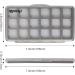 Aventik Super Slim Fly Fishing Box with Magnetic Compartments 7.3X3.8X0.5inch H34-18C - Buy Online on GoSupps.com