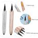 SKISUNO 2pcs Diamond Eyeliner Elf Eyeliner Rhinestone Eyeliner Waterproof Liquid Eyeliner Rose Gold Plated Assorted Color - Buy Online on GoSupps.com
