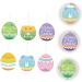 Alipis 18pcs Rabbit Egg Pendant Tag Labels Hanging Easter Egg Paper Cutout Egg Ornament Egg Shape - Buy Online on GoSupps.com