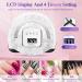 248W UV LED Nail Lamp - Upgrade 60 Led Beads, LCD Display, Auto Sensor, 4 Timer Settings - Professional Gel Curing Lamp for Home Salon - White - Buy Online on GoSupps.com