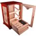 MOLVUS Cigar Box Cigar Cabinet-Cigar Humidifier Three-Layer Box Large Capacity Cigar Box Cigar Moisturizing Cabinet Decorative Box - Buy Online on GoSupps.com