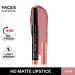 Faces Canada HD Intense Matte Lipstick 10 Hrs Stay - Primer Infused Brown Red Pink Purple Nude Lip Color Tease 0.05 Oz - Buy Online on GoSupps.com