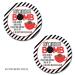 Red Mug Hot Chocolate Bomb Sticker Labels - 40 All-Occasion Cocoa Bomb Stickers - Buy Online on GoSupps.com