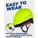 Victgoal Waterproof Bicycle Helmet Rain Cover - Neon Yellow with Reflectors | Unisex Elastic Cap for Ultimate Protection - Buy Online on GoSupps.com