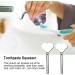 Toothpaste Tube Key Metal Manual Toothpaste Squeezer 2 Tube Key Tooth Paste Squeezer Stainless Steel Toothpaste Roller Tube Wringer Metal Tube Squeezer Key Tube Roller Key for Paste Silver - Buy Online on GoSupps.com