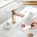 Electric Facial Cleansing Brush - Rechargeable Exfoliator for Deep Cleansing & Massaging | IPX-7 Waterproof with 4 Brush Heads - White & Rose Gold - Buy Online on GoSupps.com
