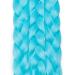 Tess 41 Jumbo Braids Extensions - Synthetic Crochet Braiding Hair 5pcs 165g/bundle 100cm Blue - International Shipping Available - Buy Online on GoSupps.com