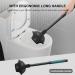 SetSail Heavy Duty Toilet Brush and Plunger Set - Black | Bathroom Cleaning Essentials - Buy Online on GoSupps.com