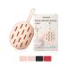 Annaove Makeup Sponge Holder for Travel Silicone Beauty Blender Holder Make Up Blender Case with Multifunctional for clean and hanging Beauty Sponge (Light Beige)