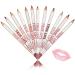 12-Piece Waterproof Lip Liner Set for Long-Lasting Color - Variety of Shades - Buy Online on GoSupps.com