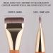Foundation Makeup Brush - Wooden Handle Highlighter Brush | Face Makeup Tool | Professional Contour Brush | Flat Top Makeup Brushes For Liquid Cream And Powder - Buy Online on GoSupps.com