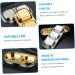 Ciieeo 3pcs Seasoning Dish Sauce Bowl Salad Serving Utensils Serving Saucers Oil Dipping Dish Dip Bowls Olive Dishes Salad Dressing 304 Stainless Steel Stainless Steel Plate 20x8cm As Shown - Buy Online on GoSupps.com