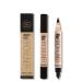 Beauty Glazed 2 IN 1 Eyebrow Pen & Eyeliner - Waterproof Micro-Fork Tip Applicator Pencil in Black - Buy Online on GoSupps.com